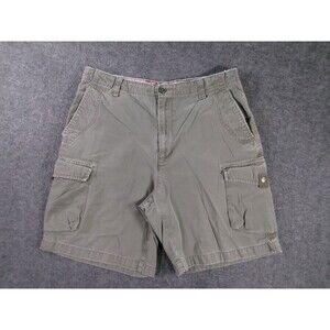 Arrow Cargo Shorts Mens 33 Olive Cotton Multiple Pockets Casual Summer Outdoors
